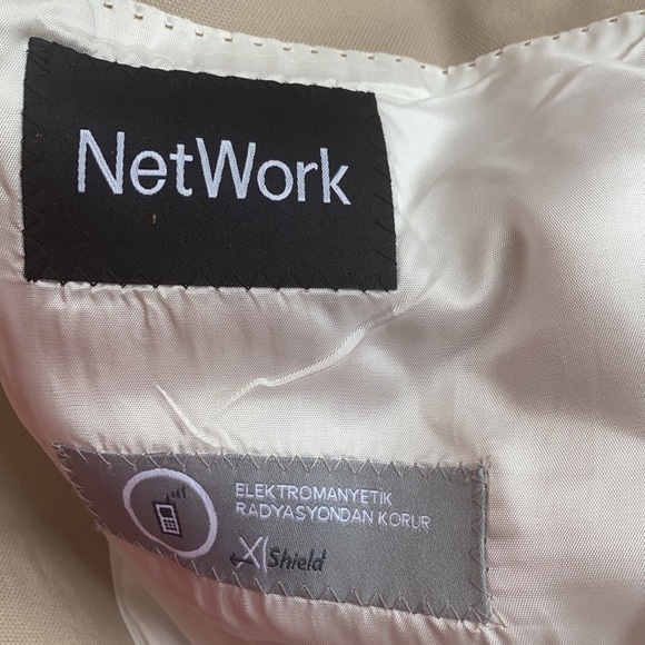 MENS NETWORK SOLID CREAM BLAZER SIZE 54 - Picture 4 of 4